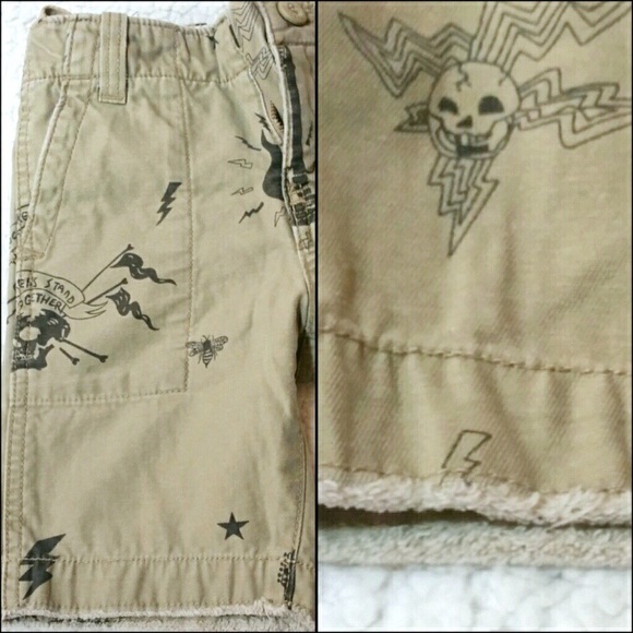 GAP Rockstar Khaki Shorts Rockers Stand Together 3 - Picture 8 of 13